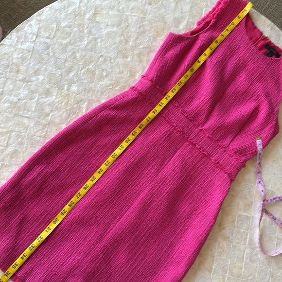 J. Crew Pink Tweed Sheath Dress like NEW - Picture 5 of 9